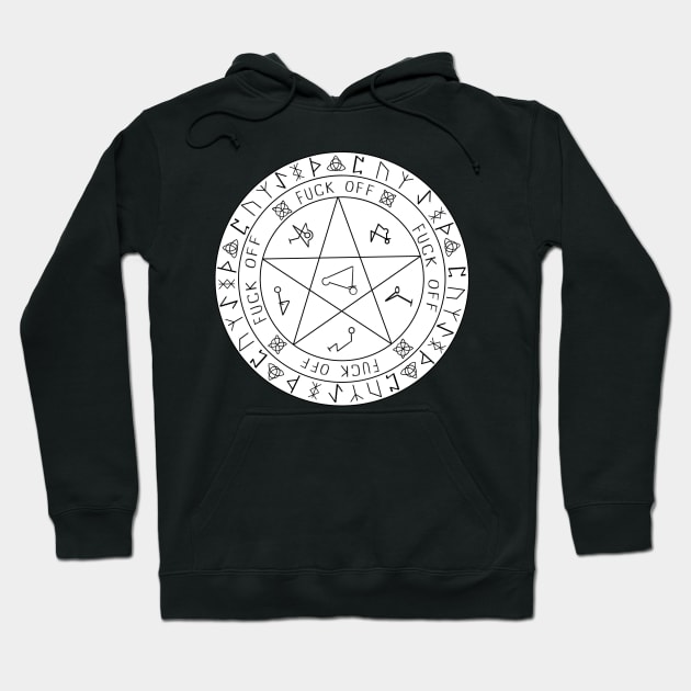 Fuck Off Circle - For privacy and protection Hoodie by Elsenthal